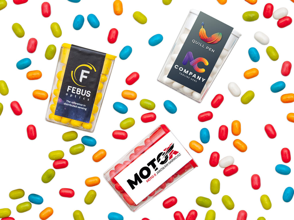 Odświeżające drażetki z personalizowaną etykietą reklamową
