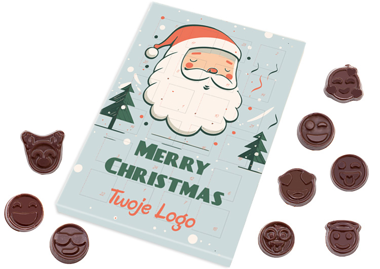 Personalizowany kalendarz adwentowy Emotki