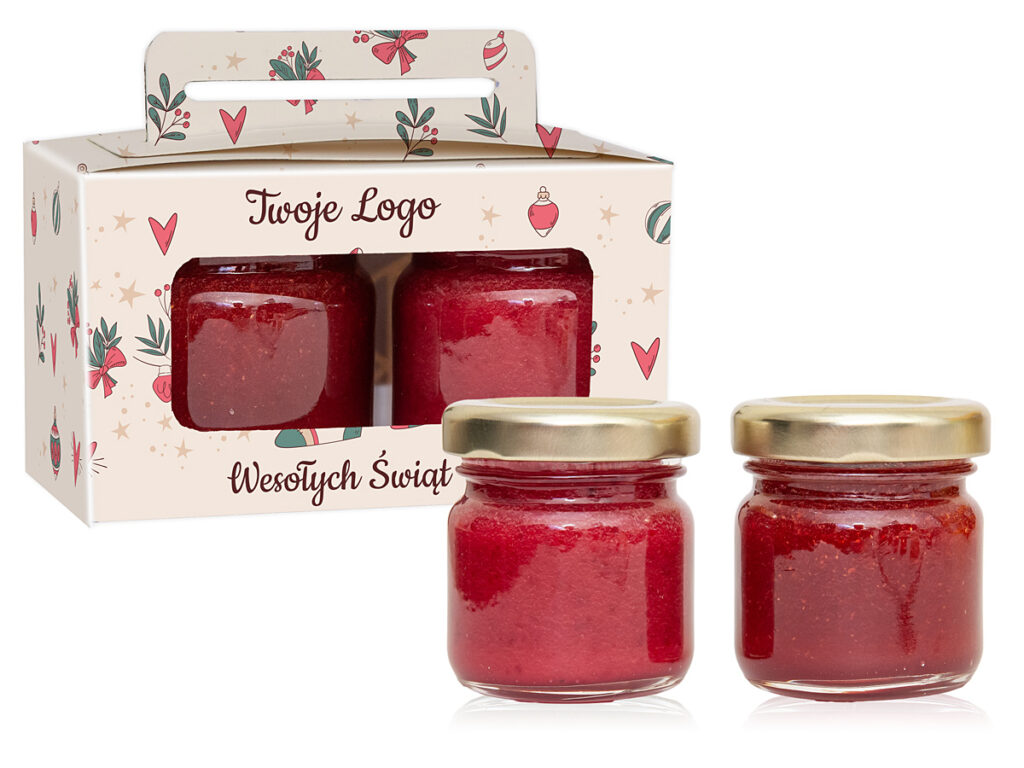 Firmowy prezent – miodowy duet w pudełku z indywidualnym nadrukiem