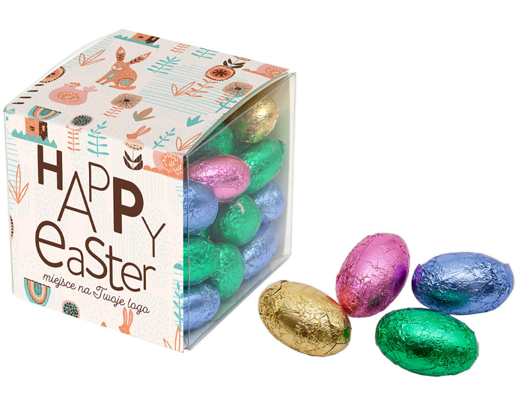 Elegancki zestaw wielkanocny z firmowym logo